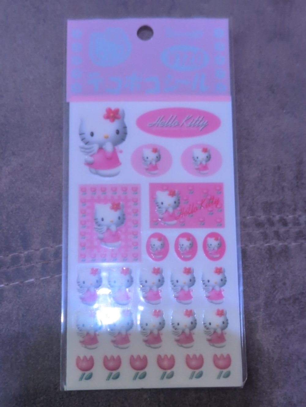 Hello Kitty Pink Character Sticker Sheet for Kids Accessories